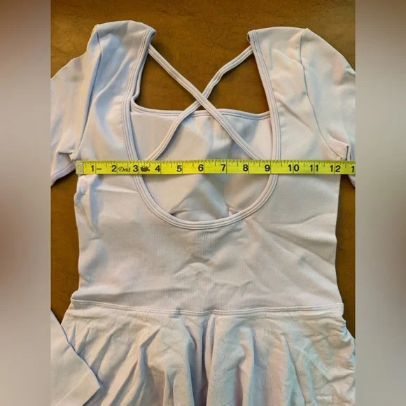 Marion Cross Back Tennis Dress Lavender Long Sleeve Medium NWT - Picture 7 of 10